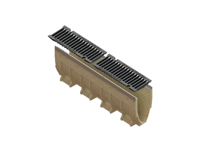 Лоток полимербетонный CompoMax Drive V DN200